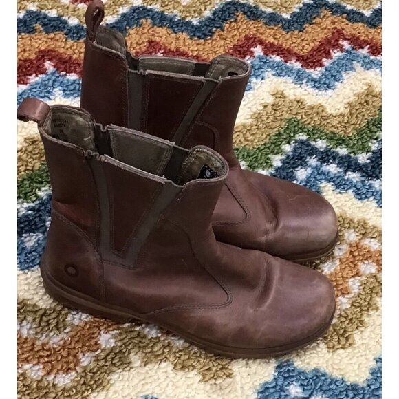 Womans Brown Bogs Waterproof  Leather Ankle Boots Size 7.5 - Picture 2 of 5